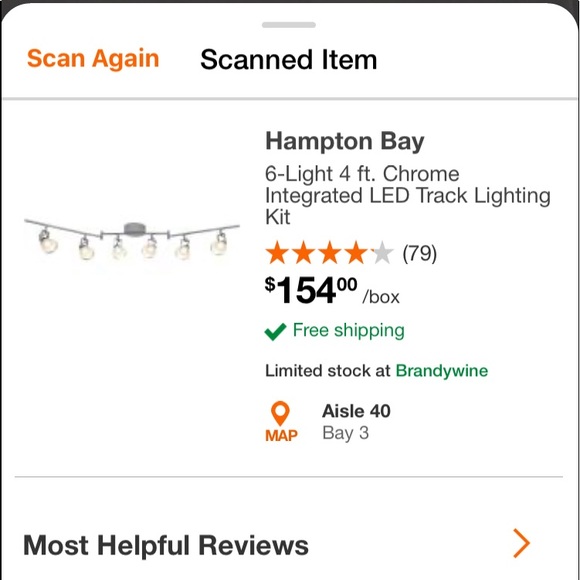 6 Light track fixture